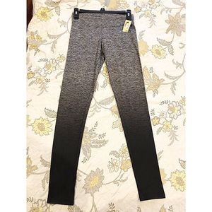 Woman’s Grey and Black Ombré Yoga Pants/Leggings